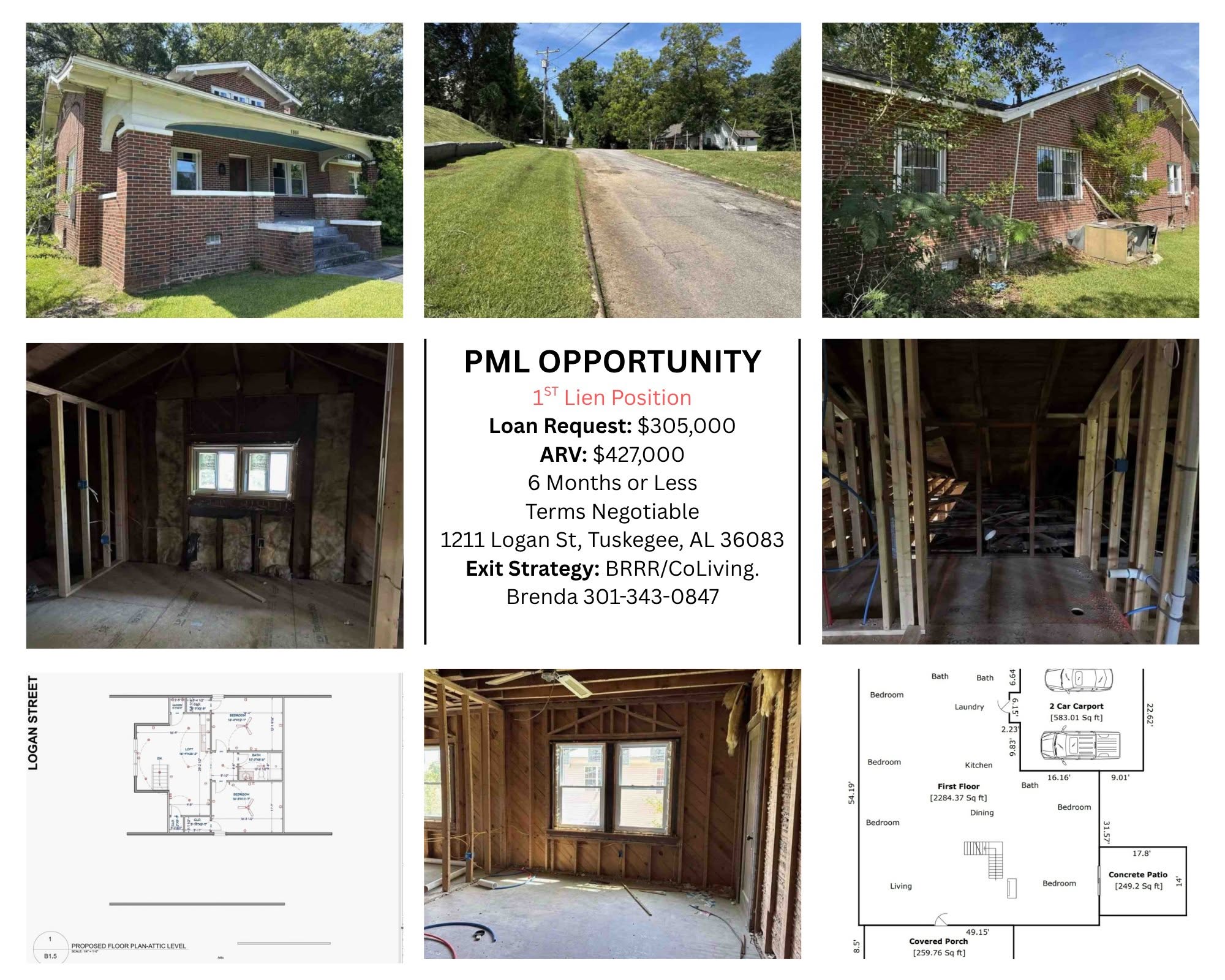 PML opportunity — 1211 Logan St, Tuskegee, AL